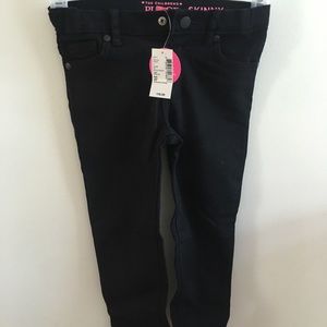 Children place jeans